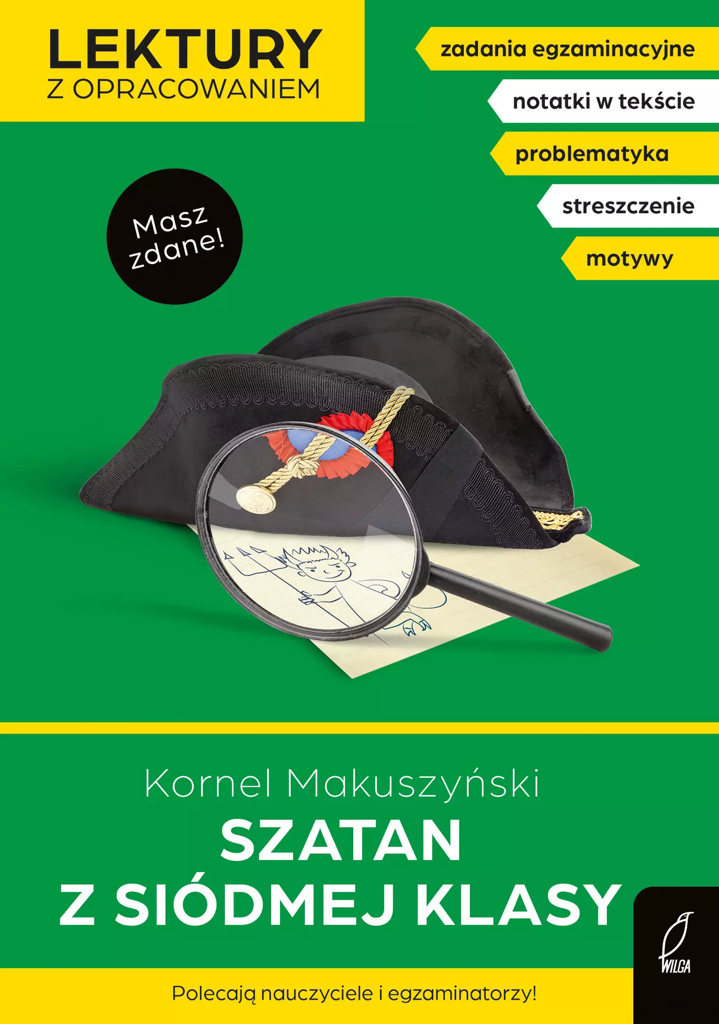 Szatan z siódmej klasy. Lektury z opracowaniem - Kornel Makuszyński