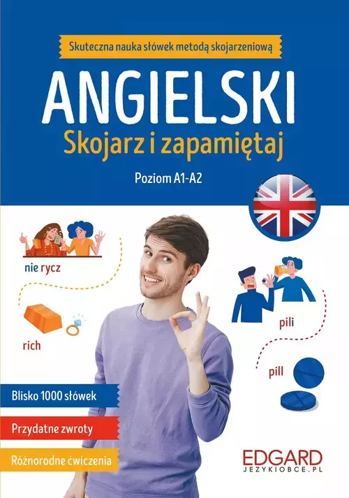 Angielski. Skojarz i zapamiętaj - Książki