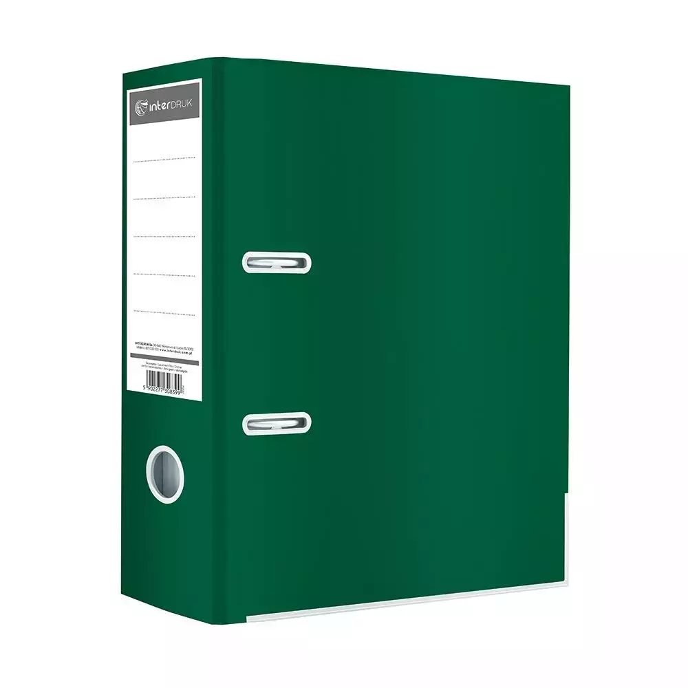 Segregator A4/75K ciemnozielony błysk - Papiernicze i szkolne
