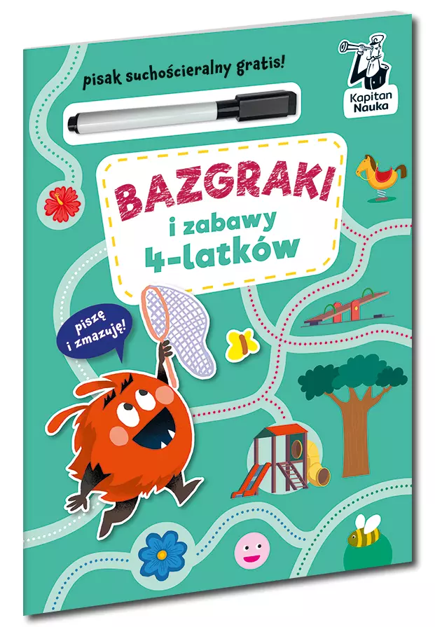 Bazgraki i zabawy 4-latków - Książki
