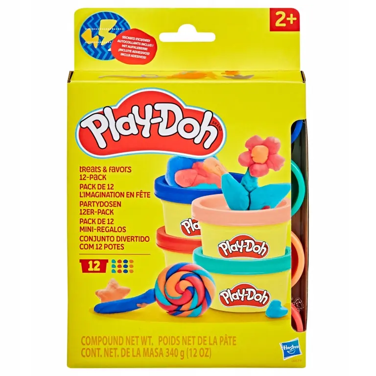 HSB PLAY DOH IMPREZOWE PREZENTY 12PAK - Zabawki