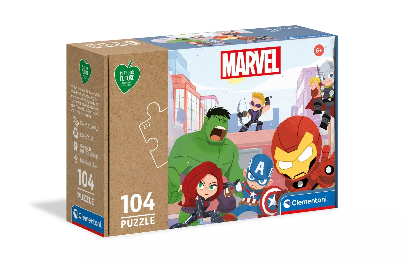 Puzzle 104 elementy. Avengers - Clementoni