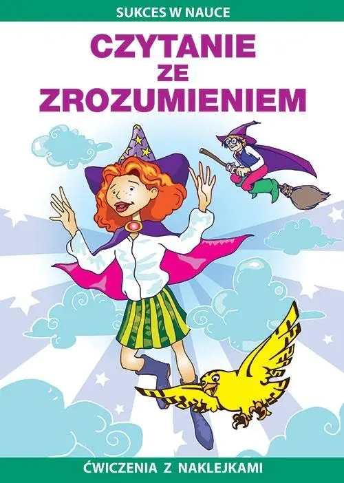 Czytanie ze zrozumieniem. Ćwiczenia z naklejkami - Książki