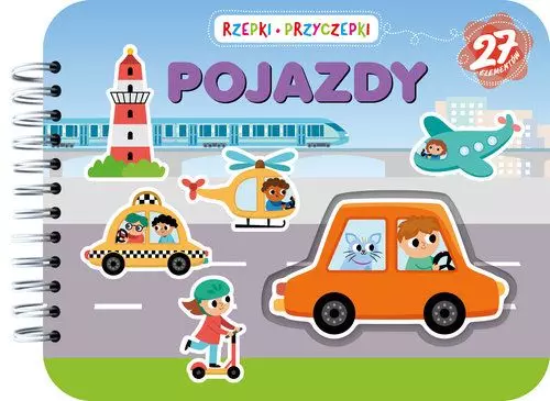 Rzepki-przyczepki. Pojazdy - Książki
