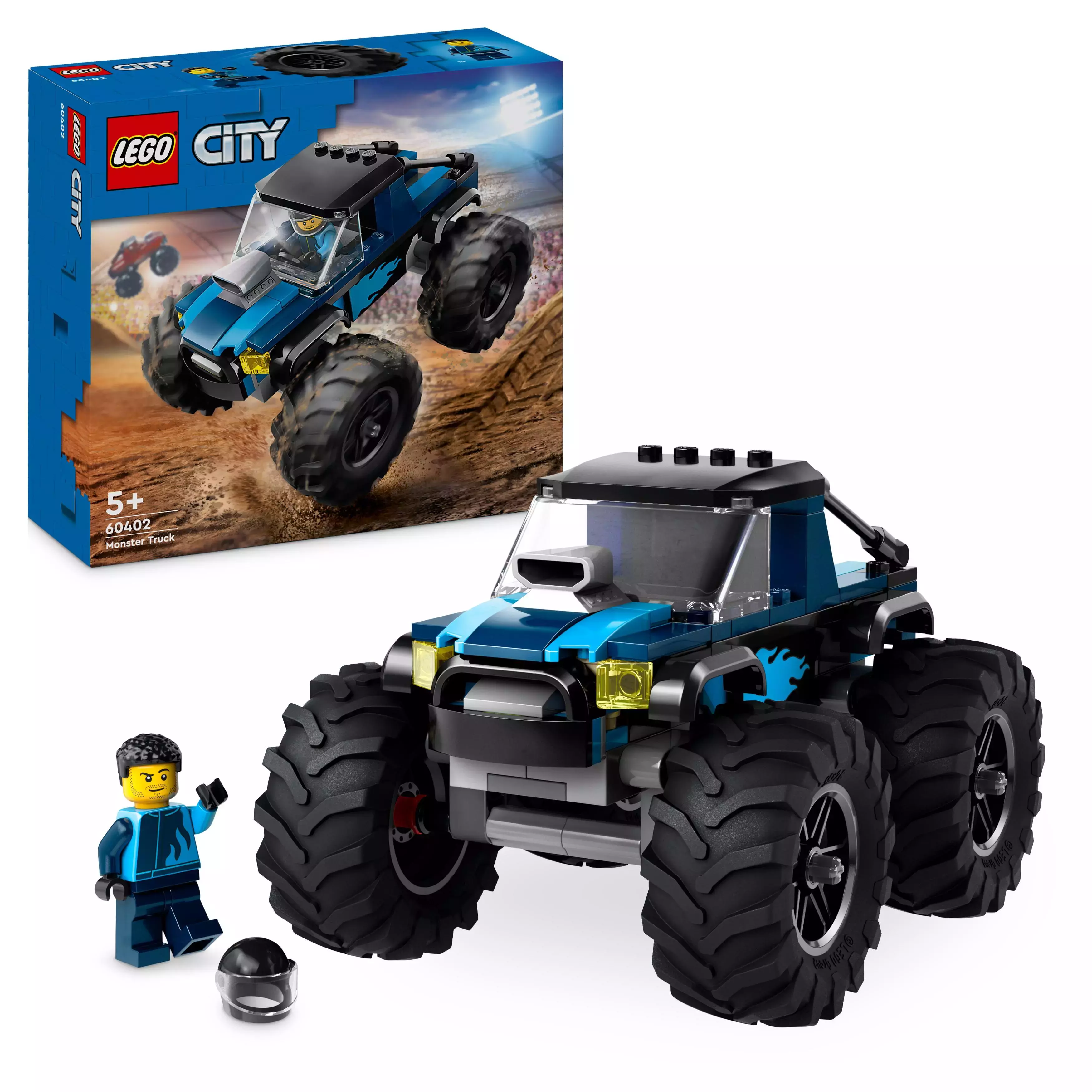 LEGO City Niebieski monster truck 60402 - Zabawki
