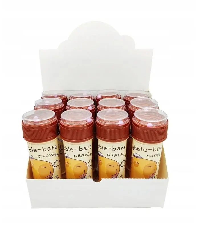 Bańki mydlane kapibara 60ml (12szt) - Zabawki
