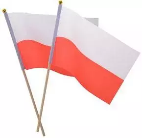 Materiałowa flaga na patyczku (2szt) - Papiernicze i szkolne