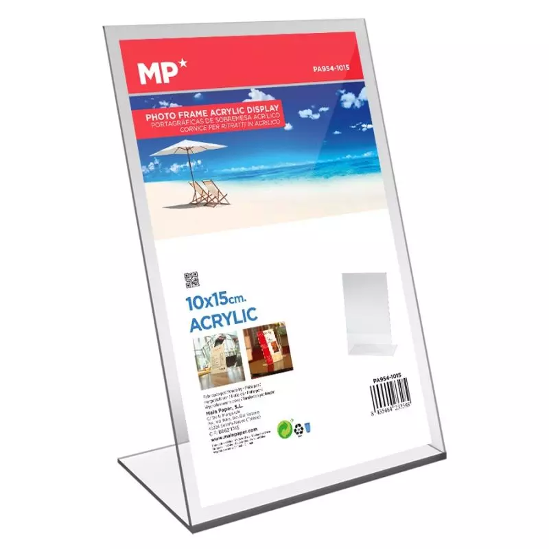 Akrylowa nabiurkowa ramka 10x15cm - Papiernicze i szkolne