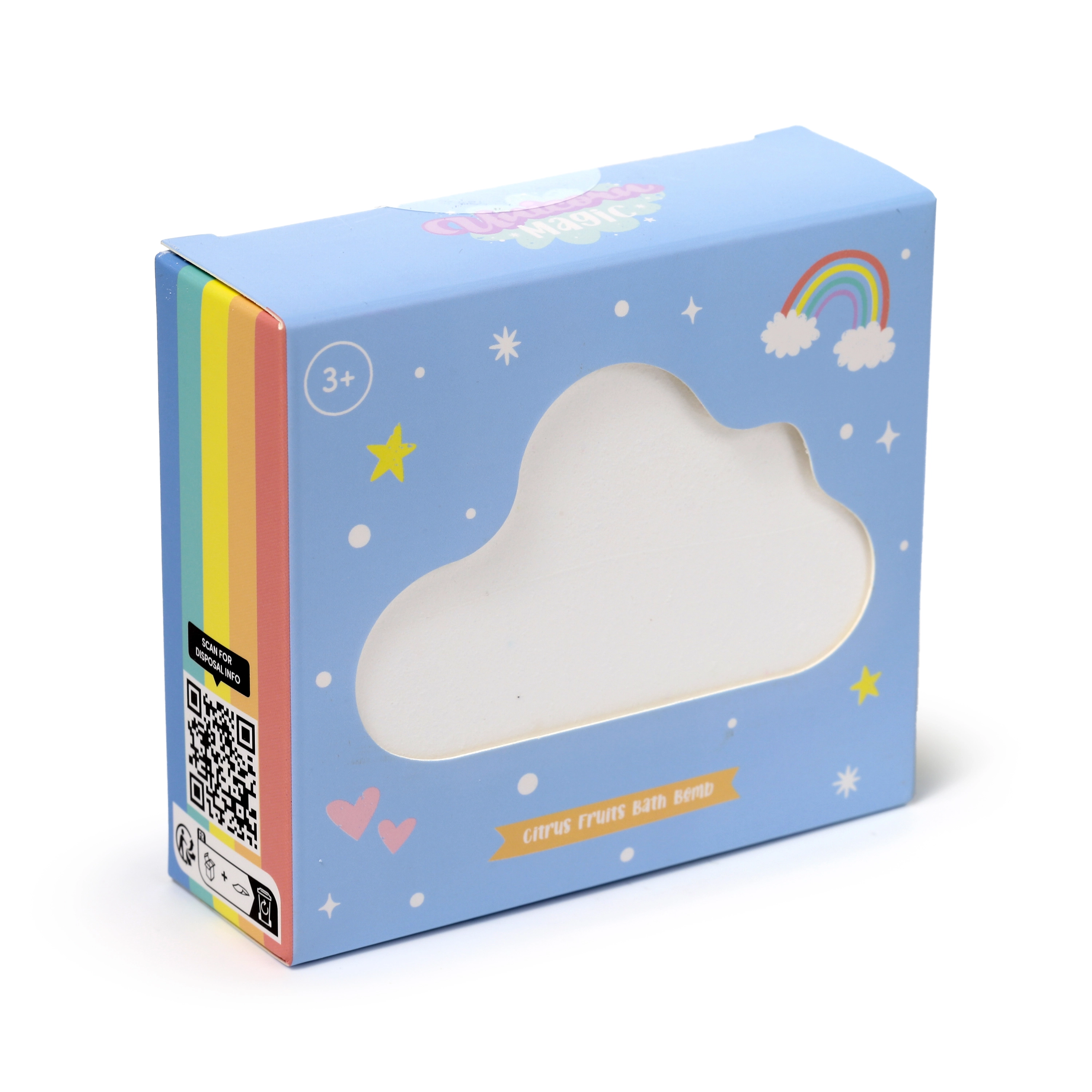 Kula do kąpieli, ręcznie robiona - Jednorożec z tęczą - Mama i dziecko