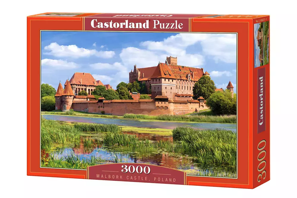 Puzzle 3000 elementów. Zamek w Malborku, Polska - Puzzle