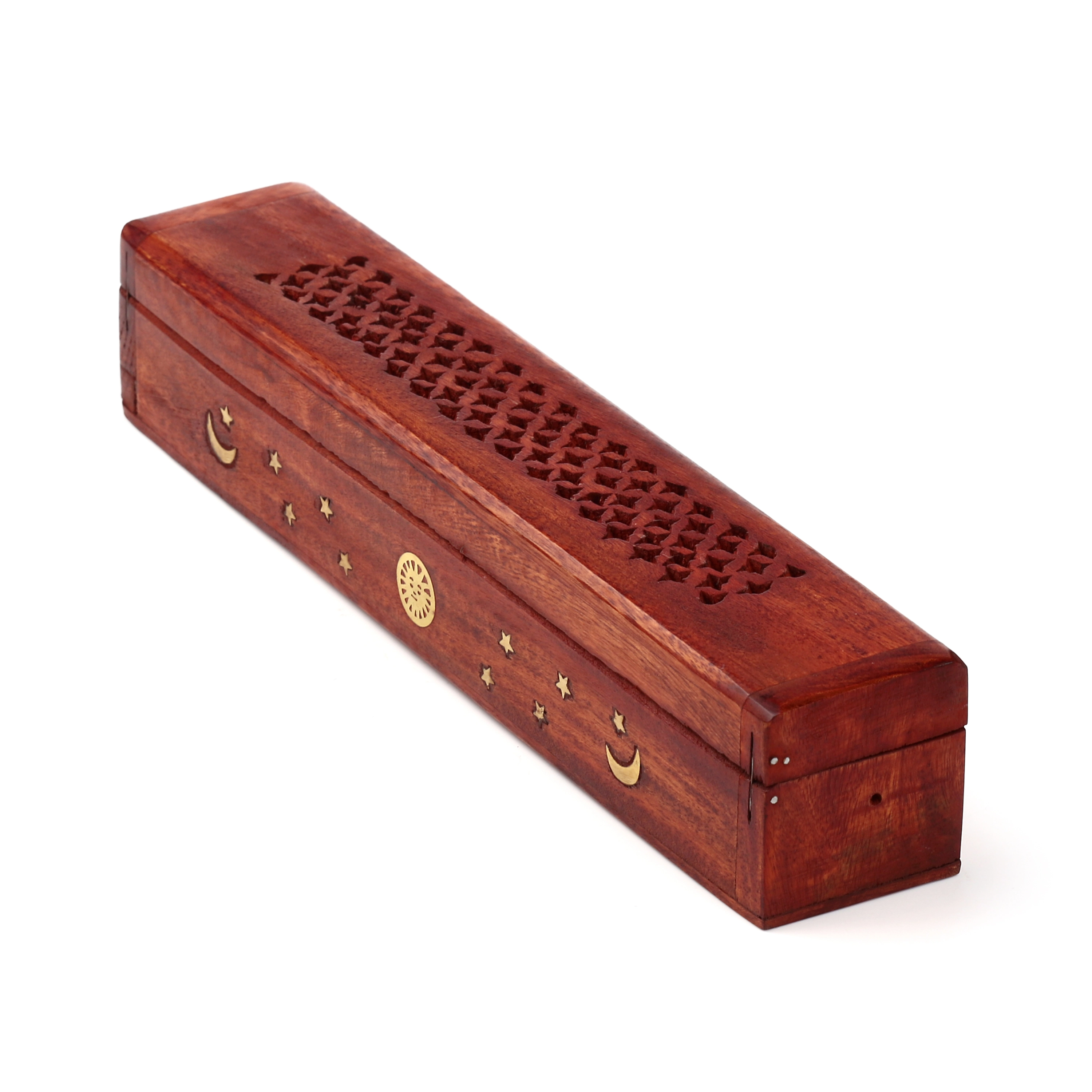 Popielnica z drzewa mango na kadzidło Słońce, Księżyć i Gwiazdy - Mama i dziecko