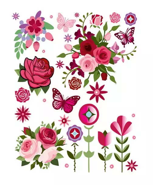 Naplamki DTF 20x30 Flower