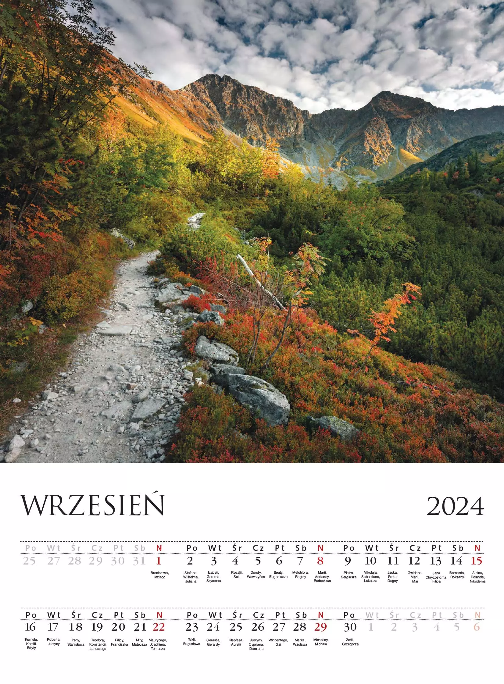 Kalendarz 2024. Tatry - Książki
