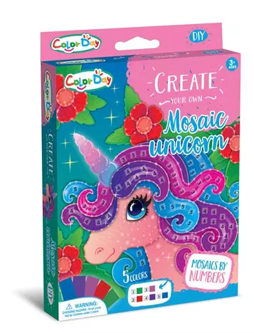 Wyklejanka po numerach Jednorożec - Zabawki