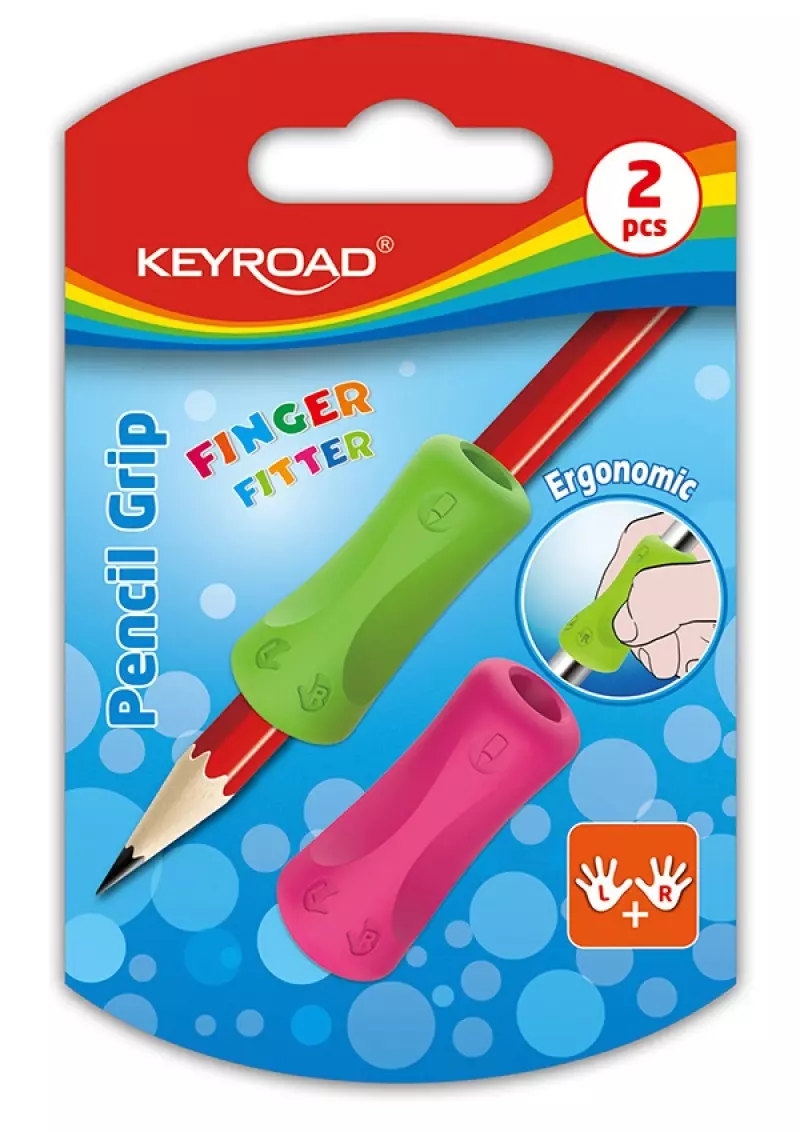 GUMKA UNIWERSALNA PENCIL GRIP 2 SZT KEYROAD BLISTER - Papiernicze i szkolne