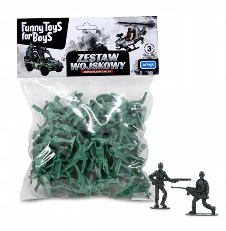 Zestaw wojskowy 68 el. Toys for boys Artyk - Zabawki
