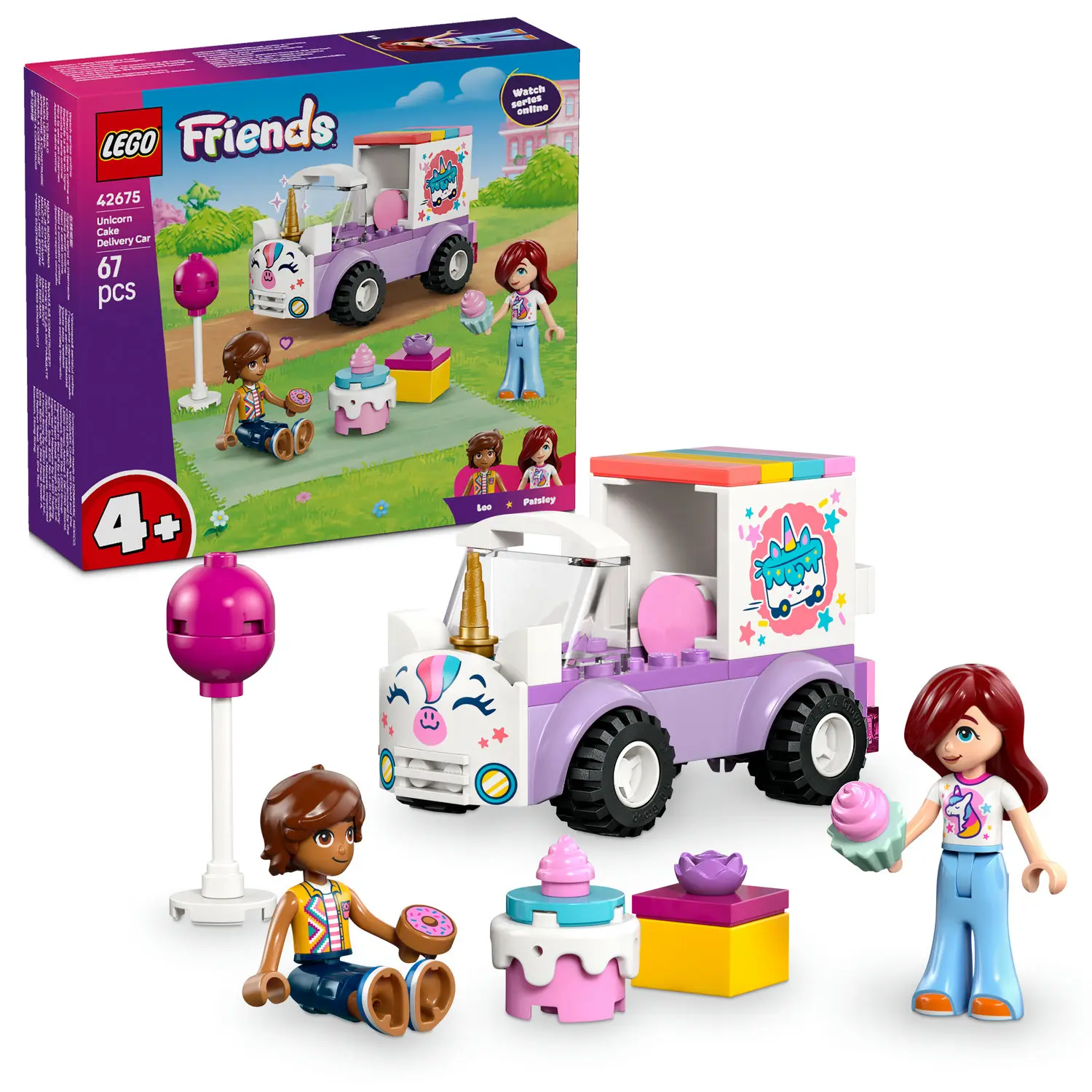 LEGO Friends Jednorożcowa dostawa tortu 42675 - Zabawki