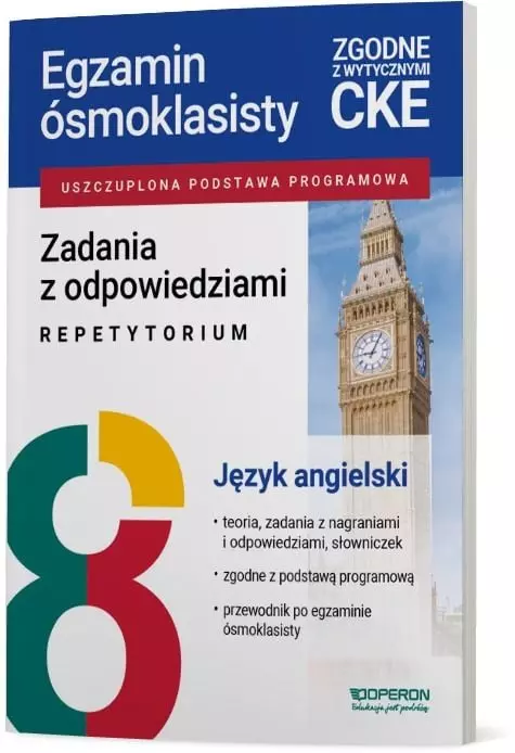 Egzamin ósmoklasisty. Zadania z odpowiedziami. Repetytorium. Język angielski - Książki