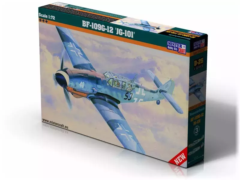 BF-109G-12 JG-101, D-25, 1:72