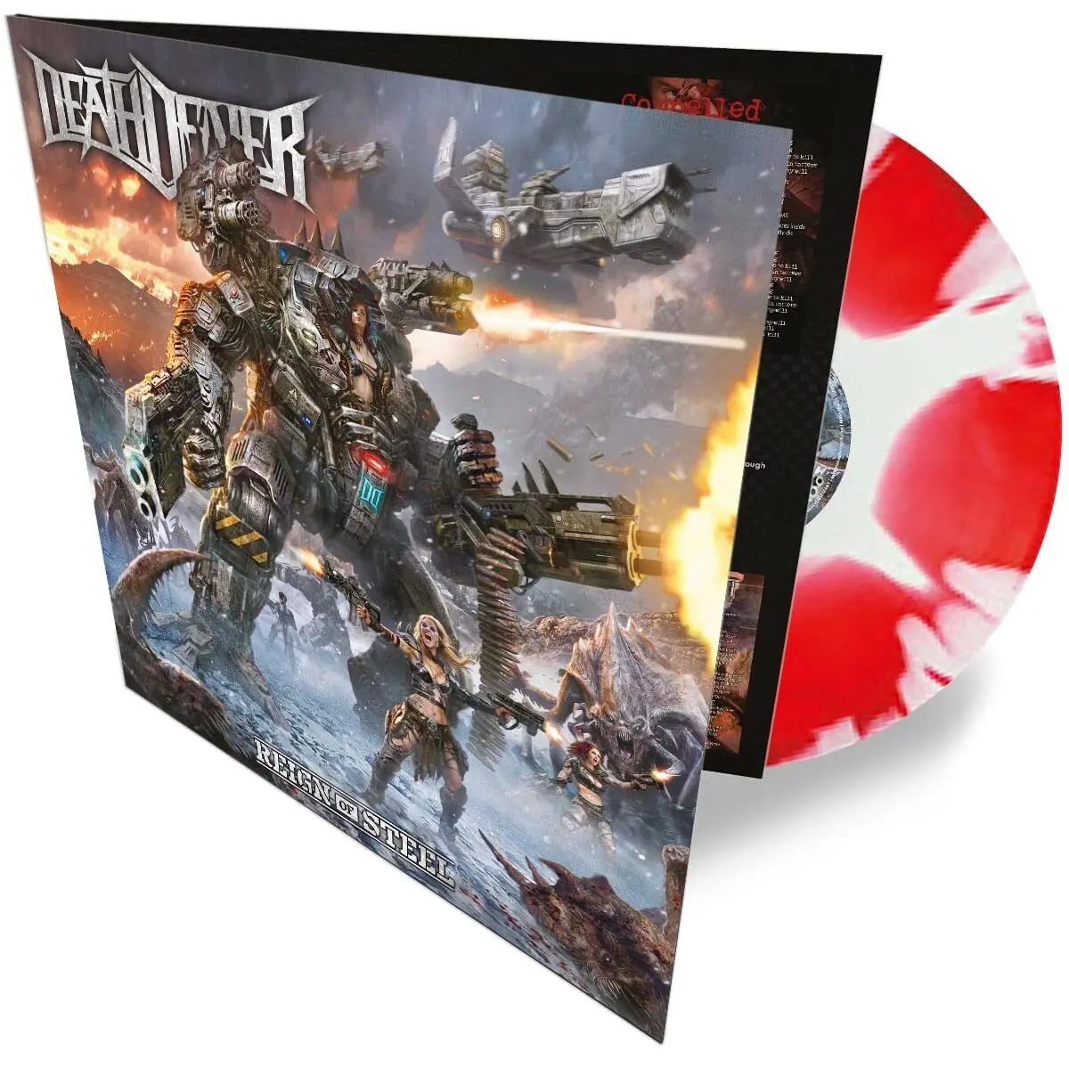Reign Of Steel LP SPLATTER WHITE RED, Winyl - Muzyka