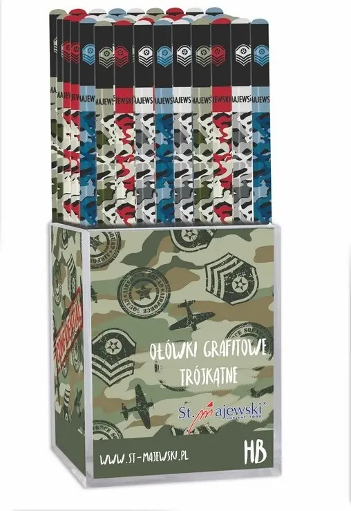 Ołówek trójkątny HB, CAMO - Papiernicze i szkolne
