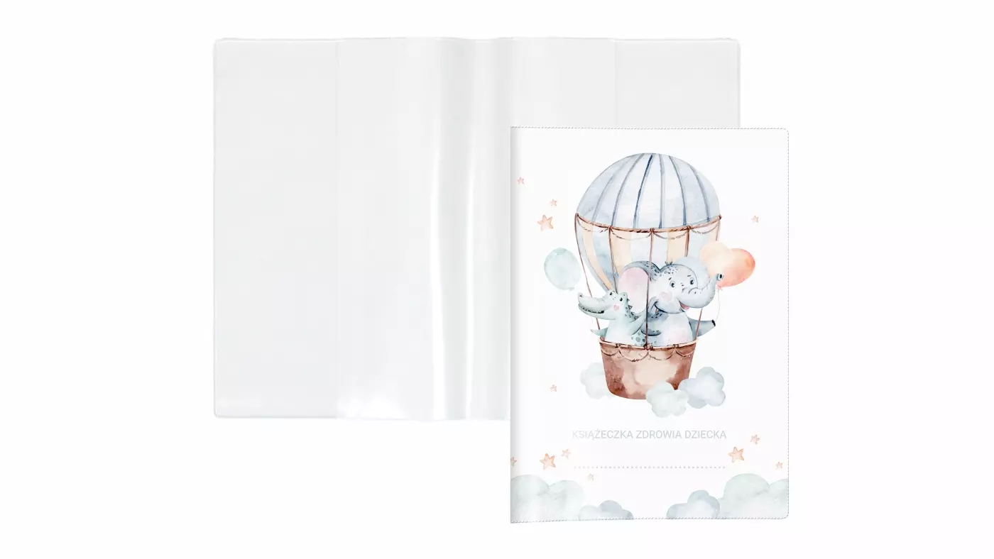 Okładka Na Książeczkę Zdrowia Dziecka Balon Biurfol Kz-00-10 - Papiernicze i szkolne