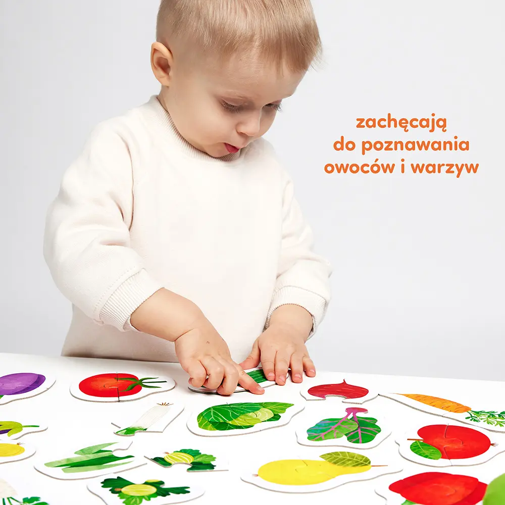 CzuCzu. Puzzle do pary. Owoce i warzywa - Zabawki