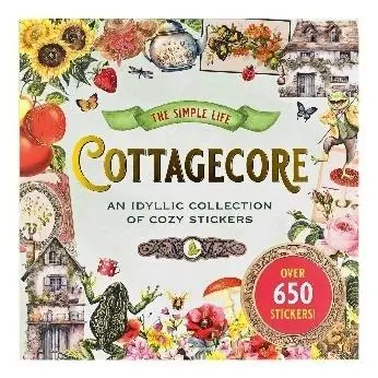 Książka z naklejkami 650szt - Cottagecore - Papiernicze i szkolne