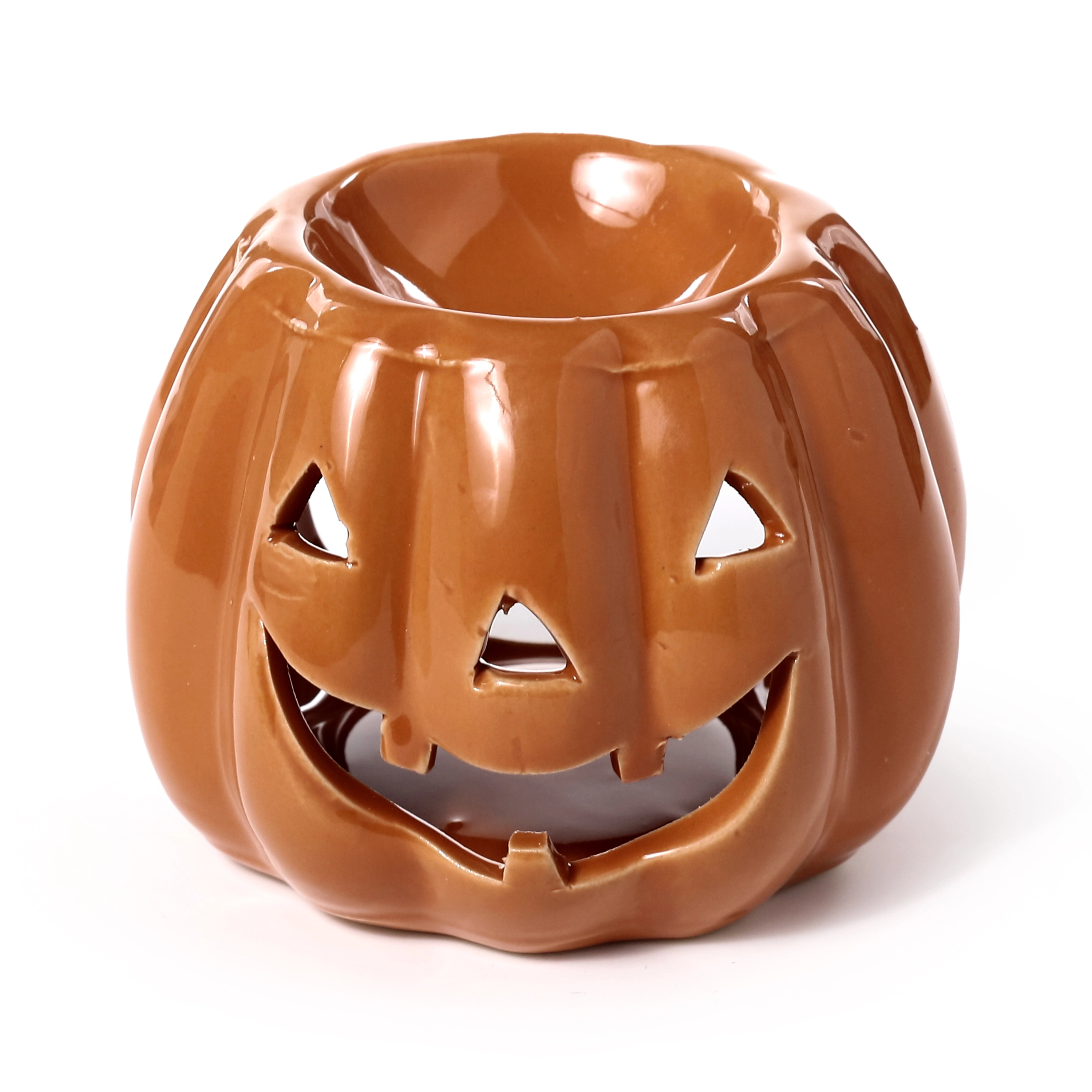 Ceramiczny palnik olejowy w kształcie dyni Jack O-Lantern - Mama i dziecko
