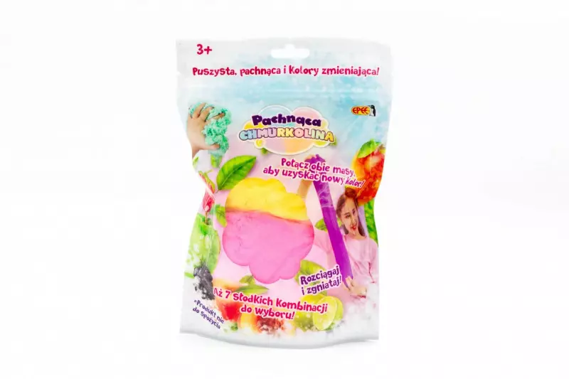 Masa plastyczna Pachnąca Chmurkolina 1 pack, seria 4, (2x30g) Różowy+żółty (mango) - Zabawki