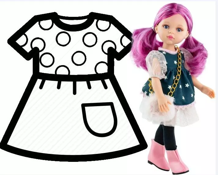 Ubranko dla lalek 32cm