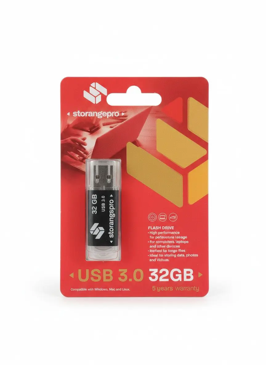 Pendrive Black 32GB Storange (STORANPEN32GBBK3.0) - Elektronika i akcesoria