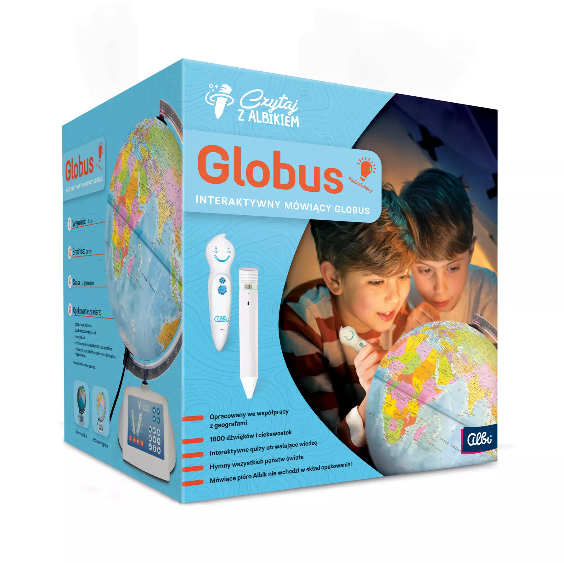 Czytaj z Albikiem. Globus 6+ - Gry