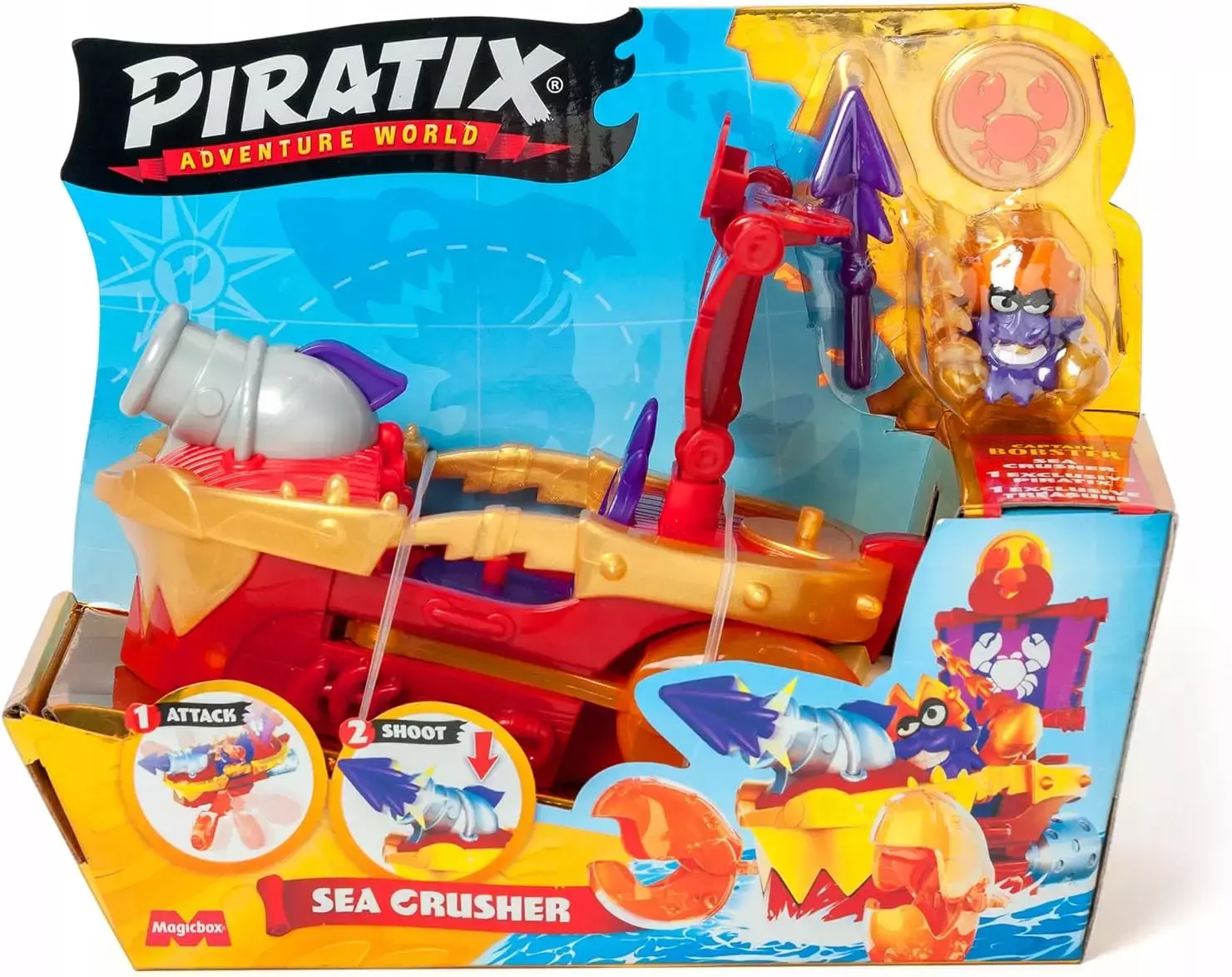 PIRATIX Sea Crusher Zestaw, figurka - Zabawki