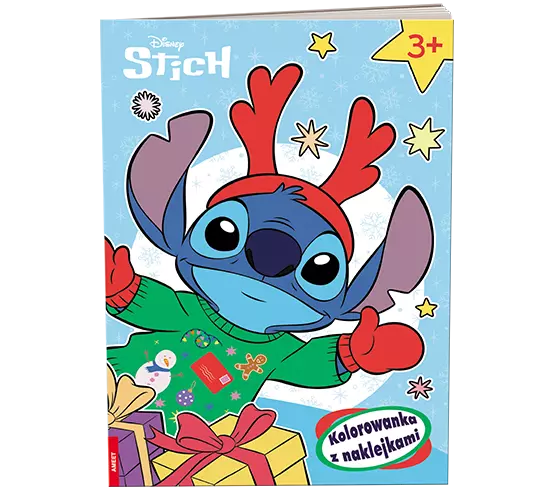 Stich. Kolorowanka z naklejkami - Zabawki
