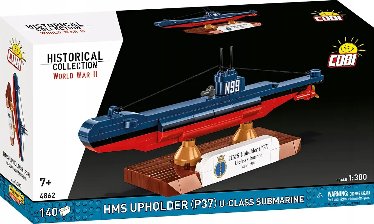 KLOCKI KONSTRKCYJNE COBI 4862 Okręt Podwodny HMS Upholder (P37) Royal Navy - Zabawki
