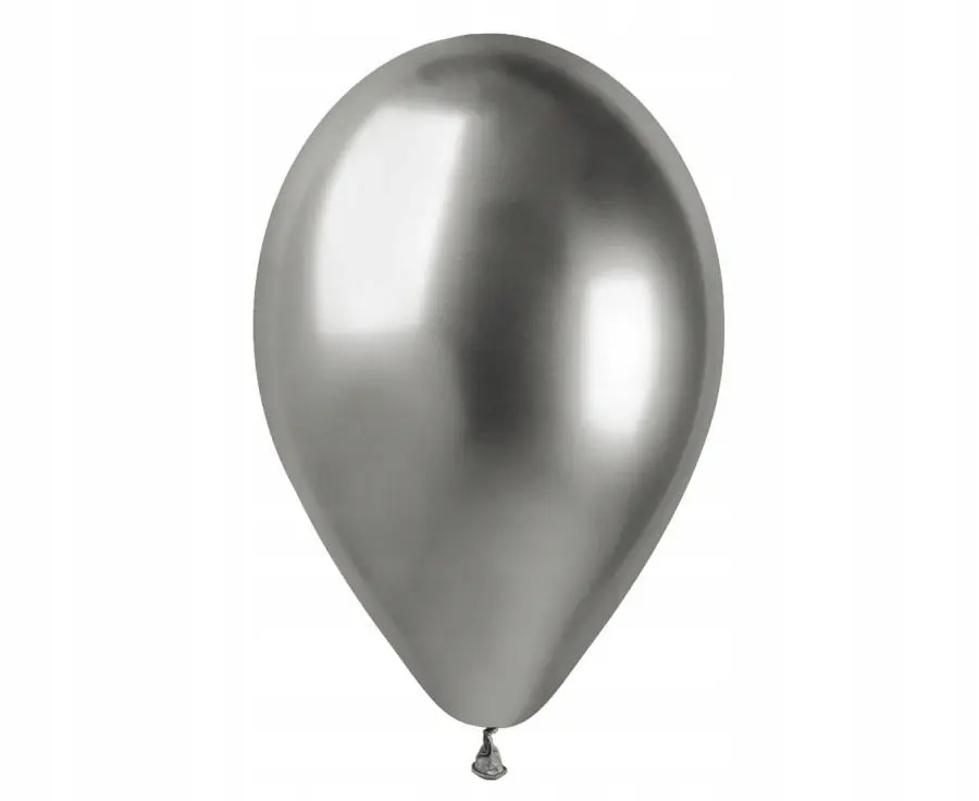 Balony Gemar 13, shiny srebrne, 6 szt. - Papiernicze i szkolne