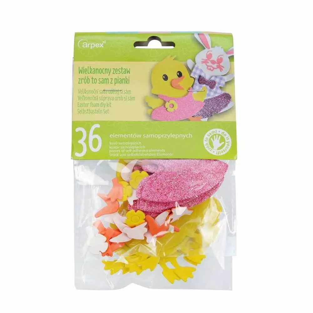 Wielkanocny zestaw zrób to sam z pianki - Papiernicze i szkolne