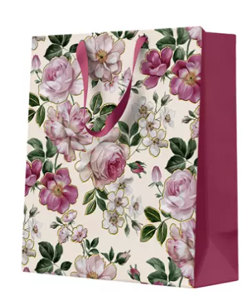 Torebka prezentowa Roses Glory, średnia - Papiernicze i szkolne
