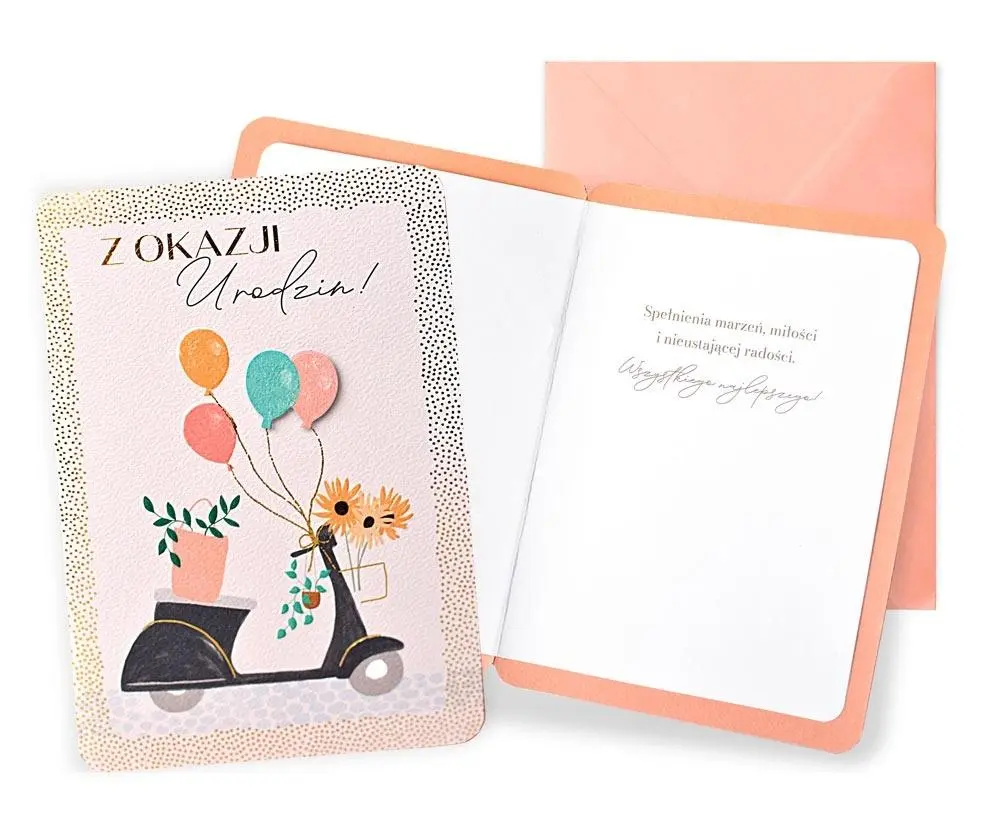 Karnet B6 Urodziny - Papiernicze i szkolne