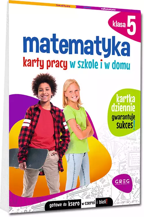 Matematyka. Karty pracy w szkole i w domu. Klasa 5 - Książki