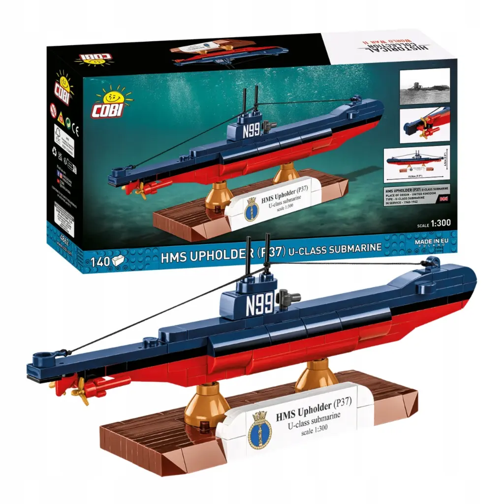 KLOCKI KONSTRKCYJNE COBI 4862 Okręt Podwodny HMS Upholder (P37) Royal Navy - Zabawki