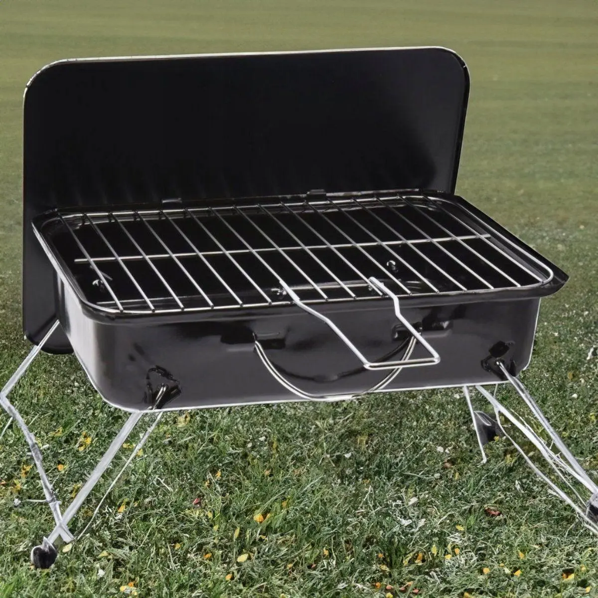 Grill Turystyczny Ranger 35x25,5CM Czarny - Elektronika i akcesoria