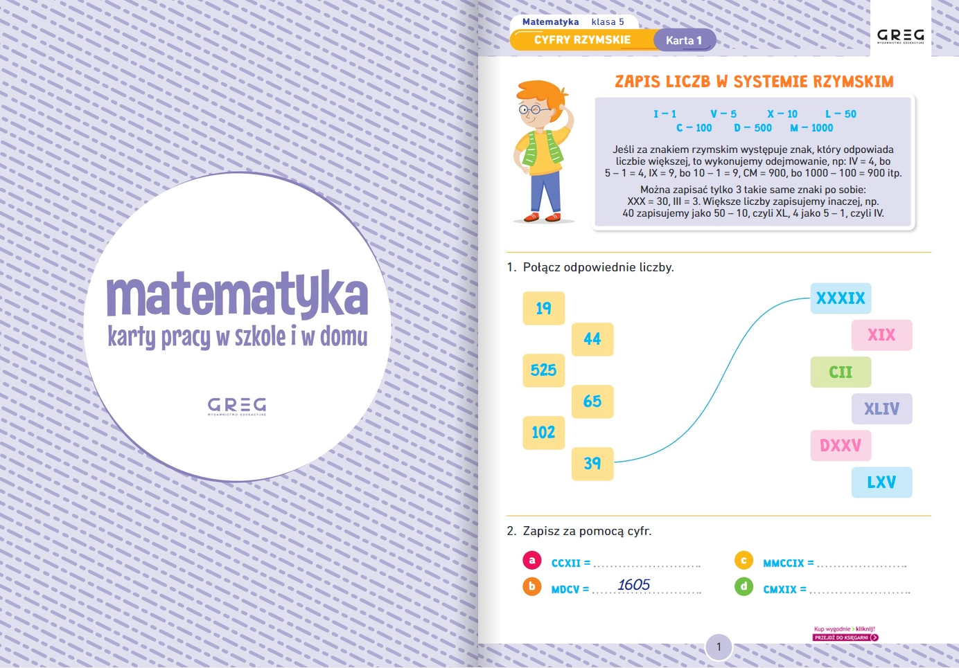 Matematyka. Karty pracy w szkole i w domu - praca zbiorowa