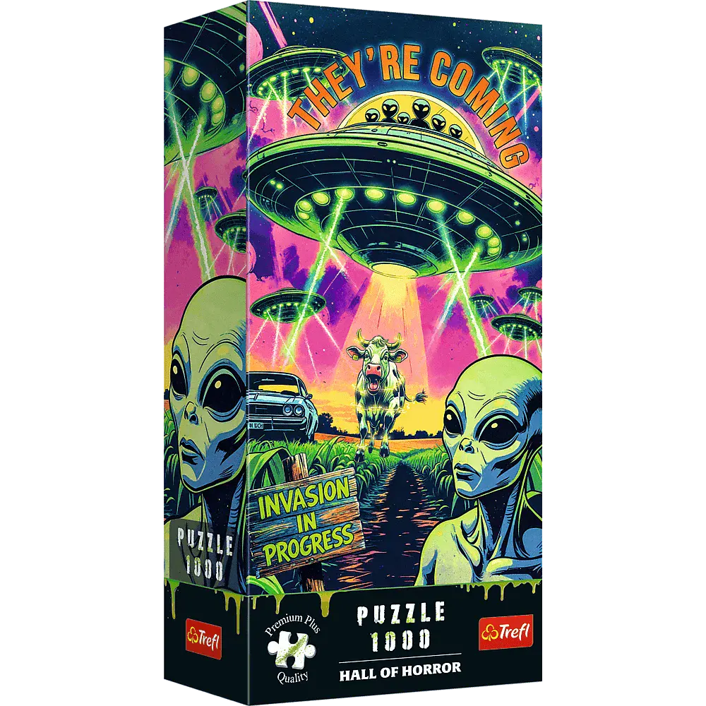 Puzzle Premium Plus Quality 1000 elementów. Hall of Horror. UFO