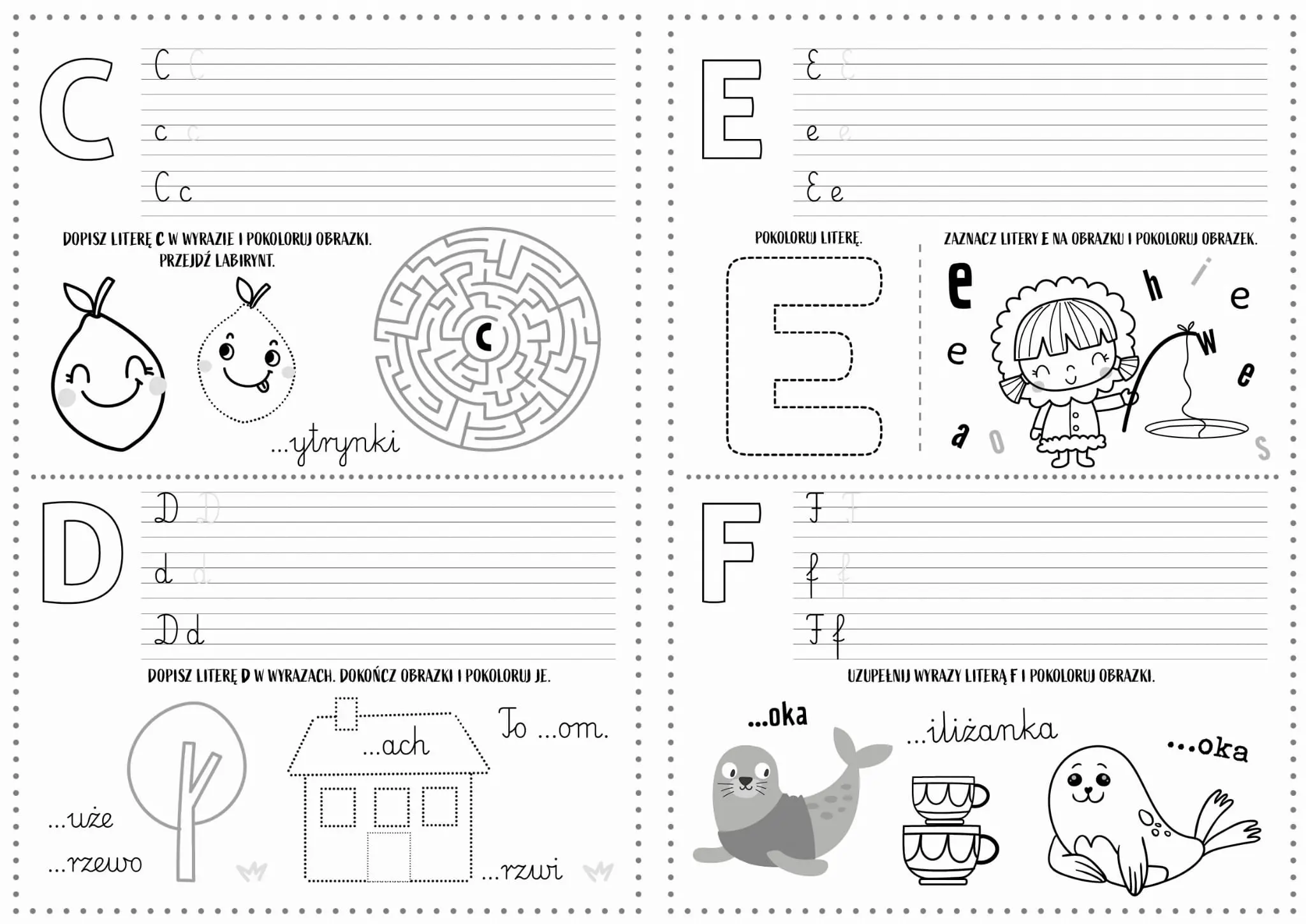 UCZĘ SIĘ LITEREK - Książki