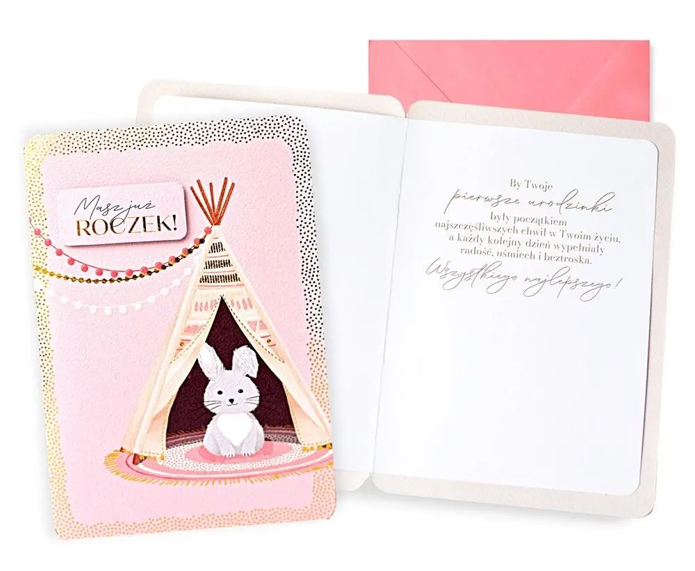 Karnet B6 Urodziny roczek - Papiernicze i szkolne