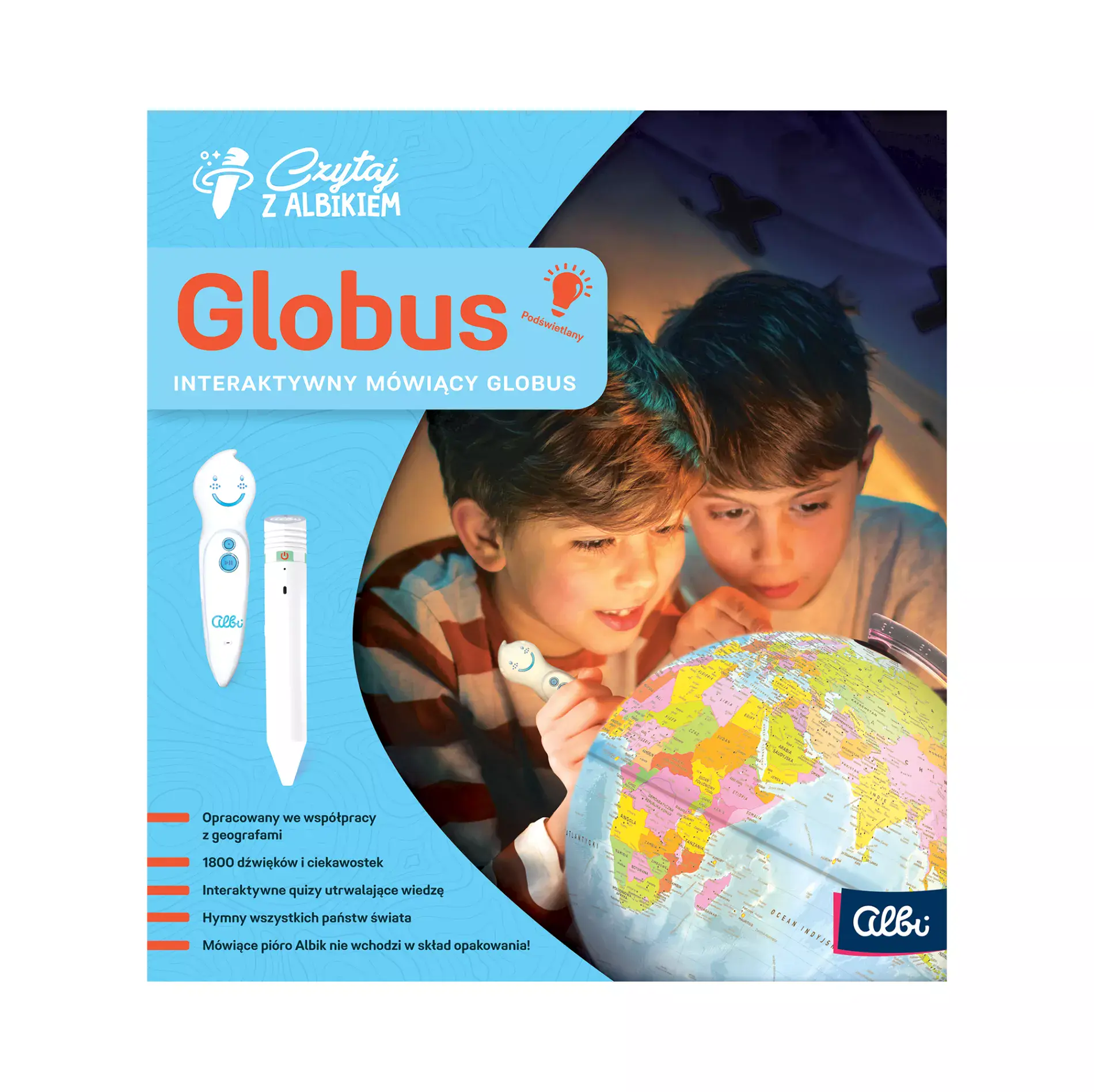 Czytaj z Albikiem. Globus 6+ - Gry