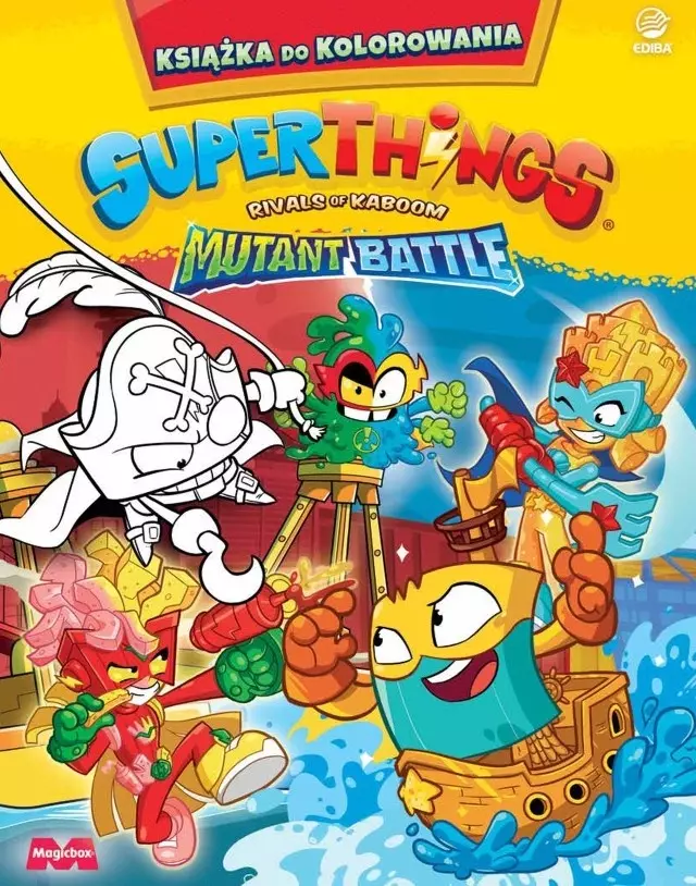 SuperThings Rivals of Kaboom. Mutant Battle. Książka do kolorowania - Książki