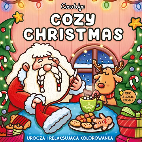 Cozy Christmas. Urocza i relaksująca kolorowanka - Książki